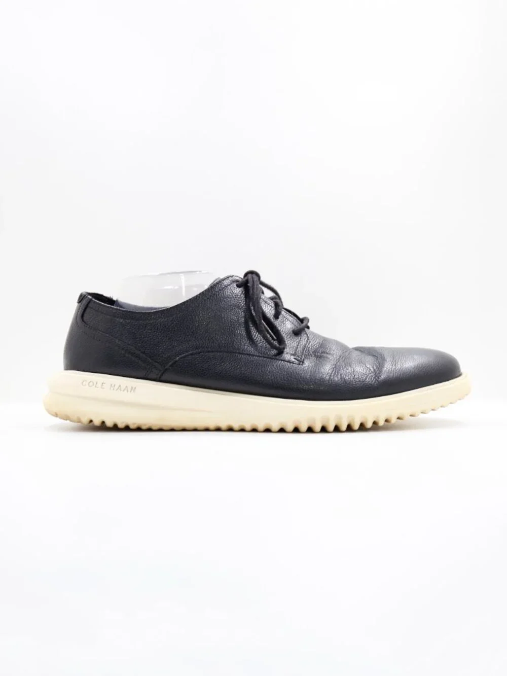 Cole Haan Grand+ Black Leather Oxfords - Men's 12
